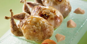 Quaglia semi disossata al foie gras