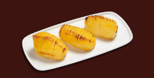 Patate cotte al ventaglio