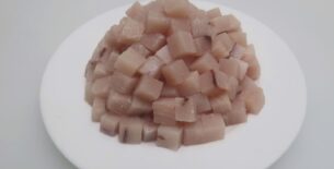 Cubetti di pesce spada