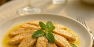 Emincé di pollo salvia e limone