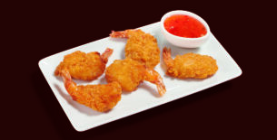 Code di gamberi Papillon prefritte