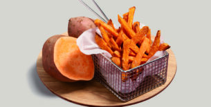 Bastoncini di patate dolci prefritti