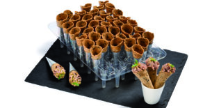 MINI CONI SALATI AL SESAMO